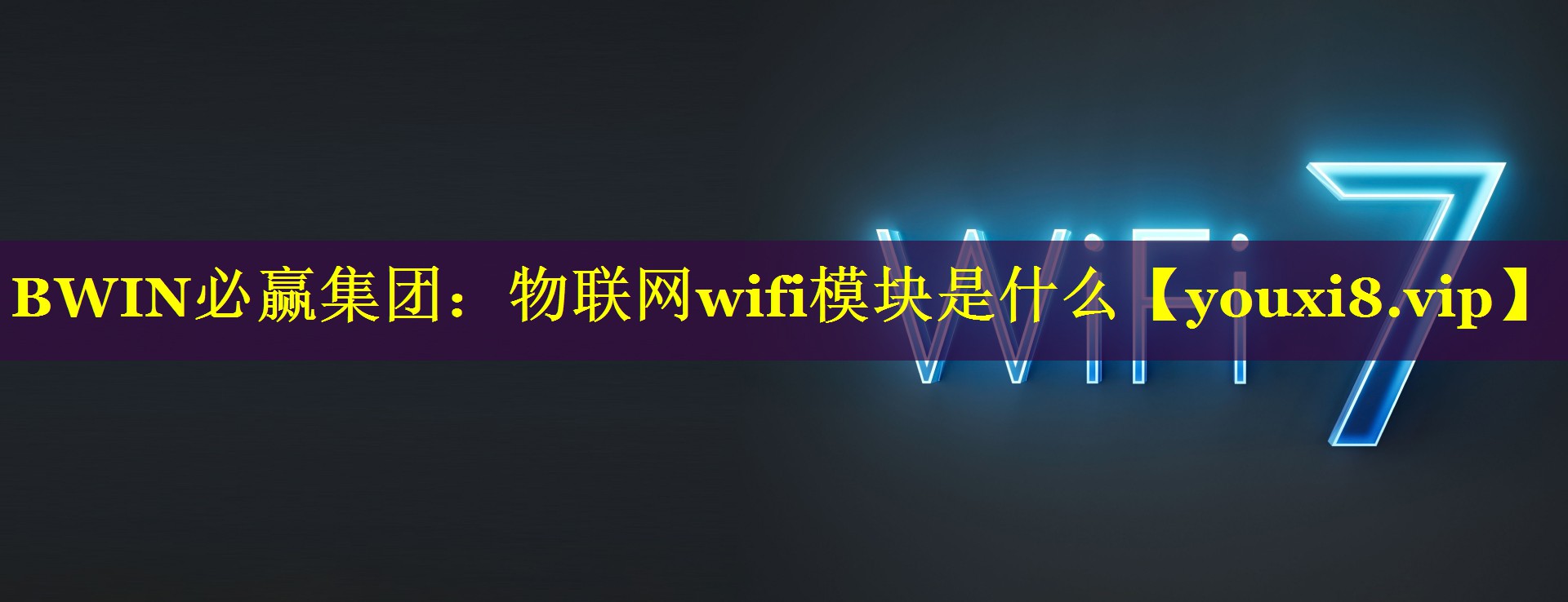 BWIN必赢集团：物联网wifi模块是什么